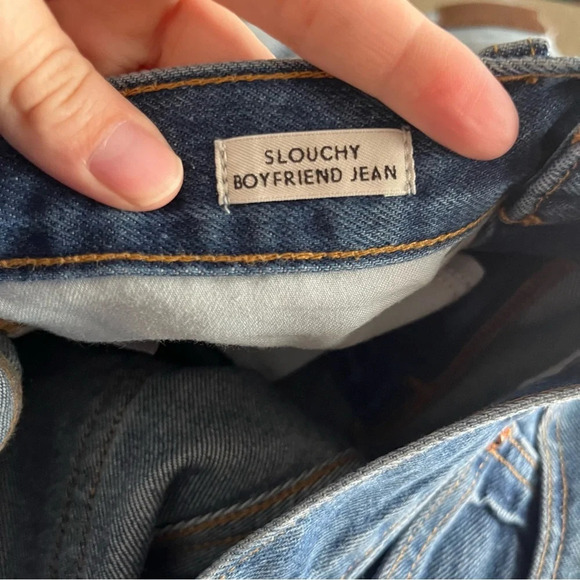 J. Crew Jeans Women's 26 Slouchy Boyfriend in Barn Wash Distressed Faded AX104 - Picture 6 of 9